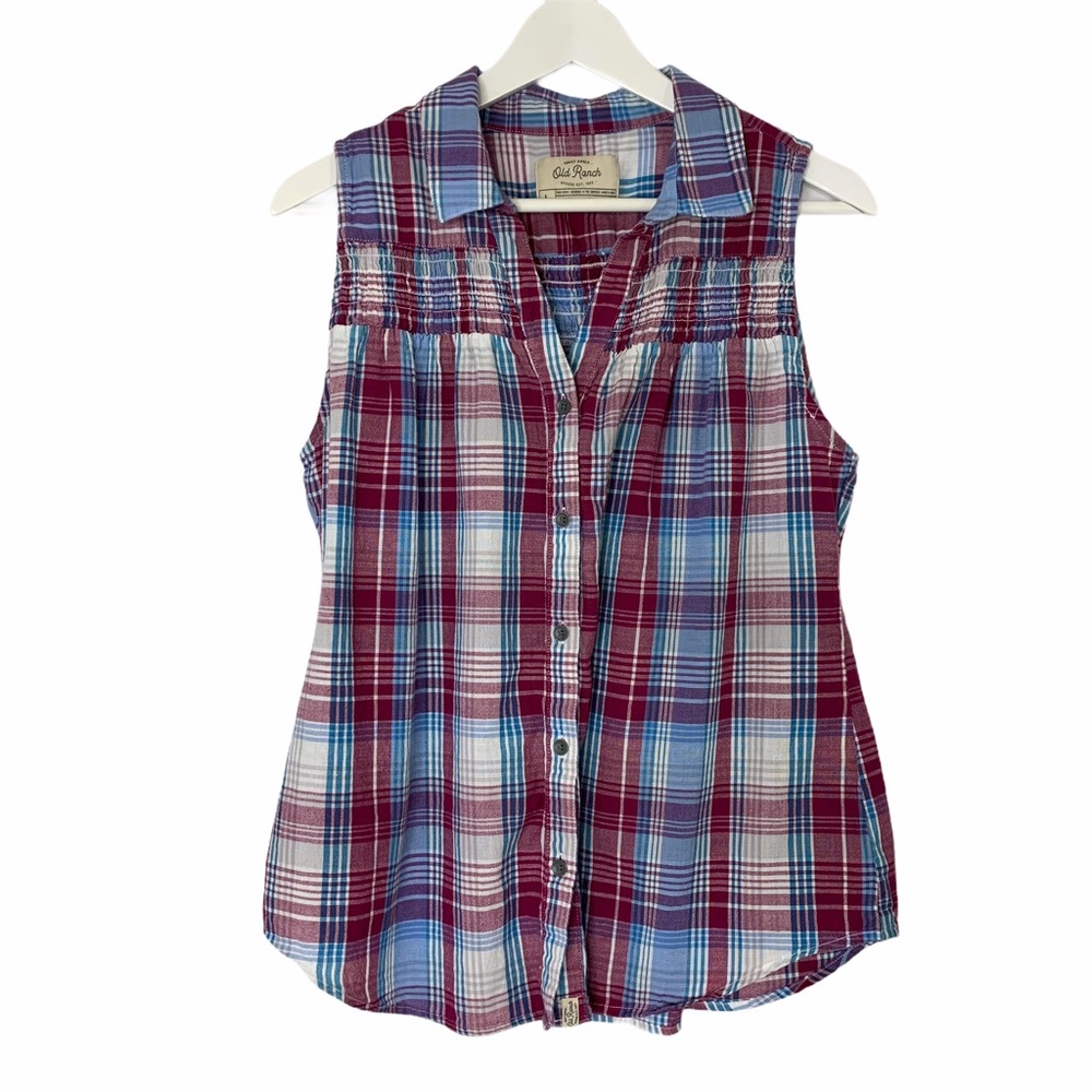 Old Ranch Plaid Top